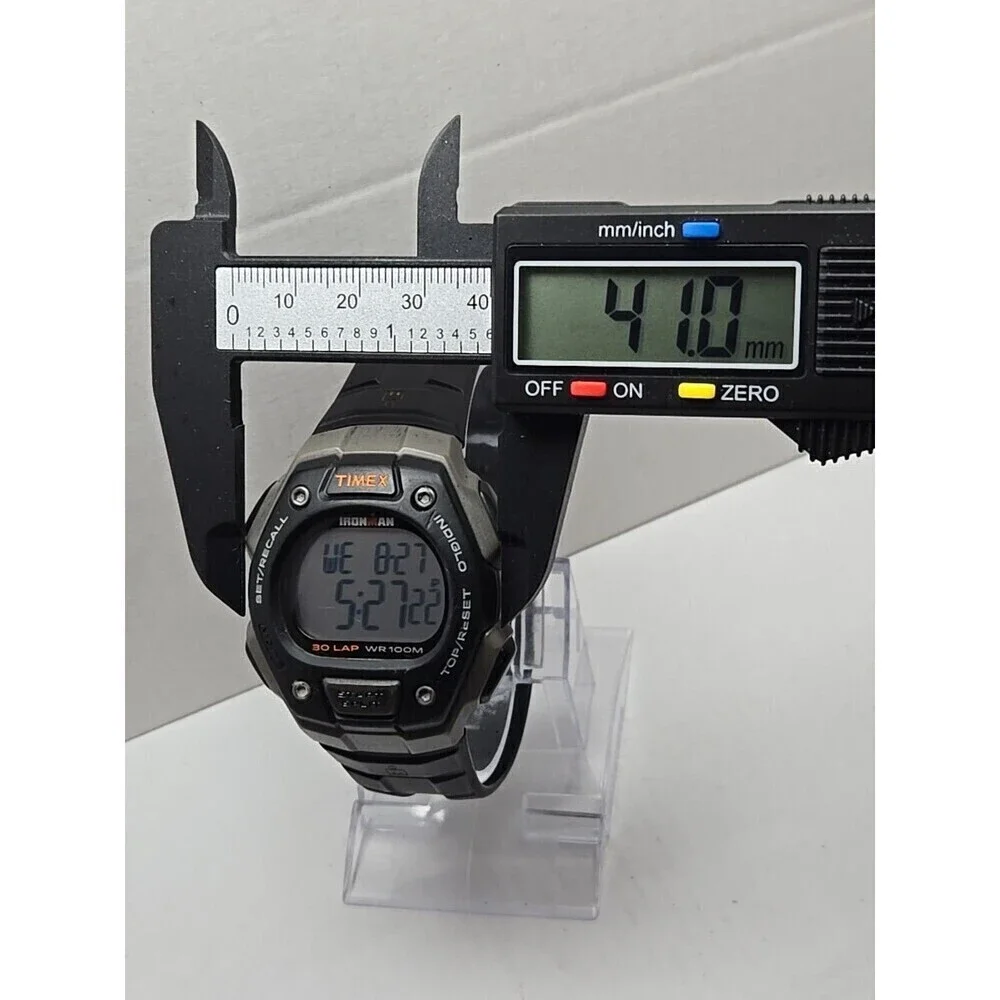 Timex Ironman Classic 30 Lap Watch 41mm Indiglo WR100M New Battery Quartz Mens
